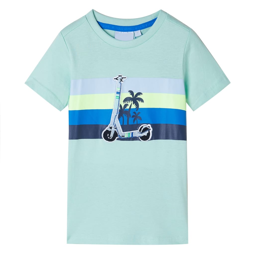 JUNG Vida Kinder-T-Shirt Helles Minzgrün 140