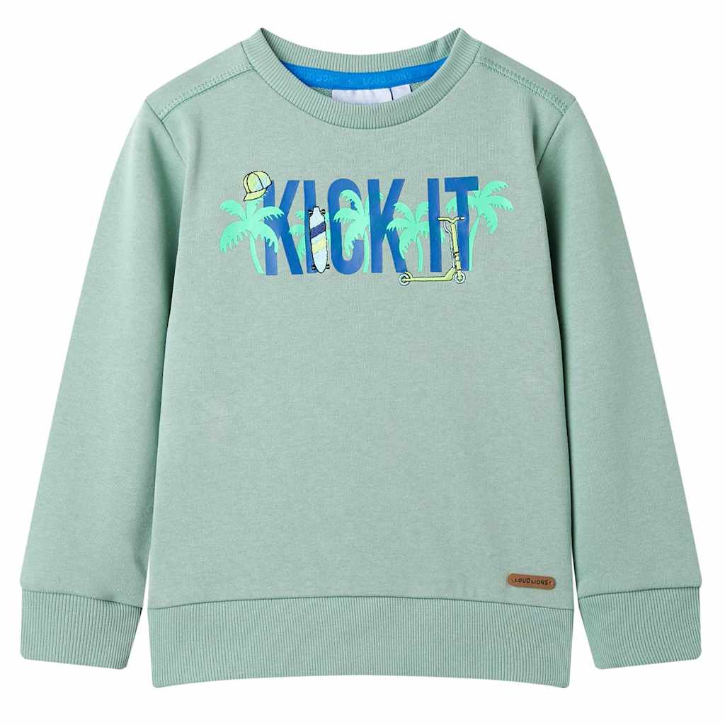 JUNG Vida Kinder-Sweatshirt Helles Khaki 104