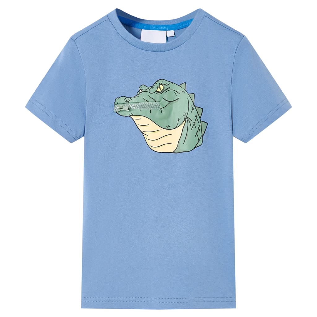 JUNG Vida Kinder-T-Shirt Mittelblau 128