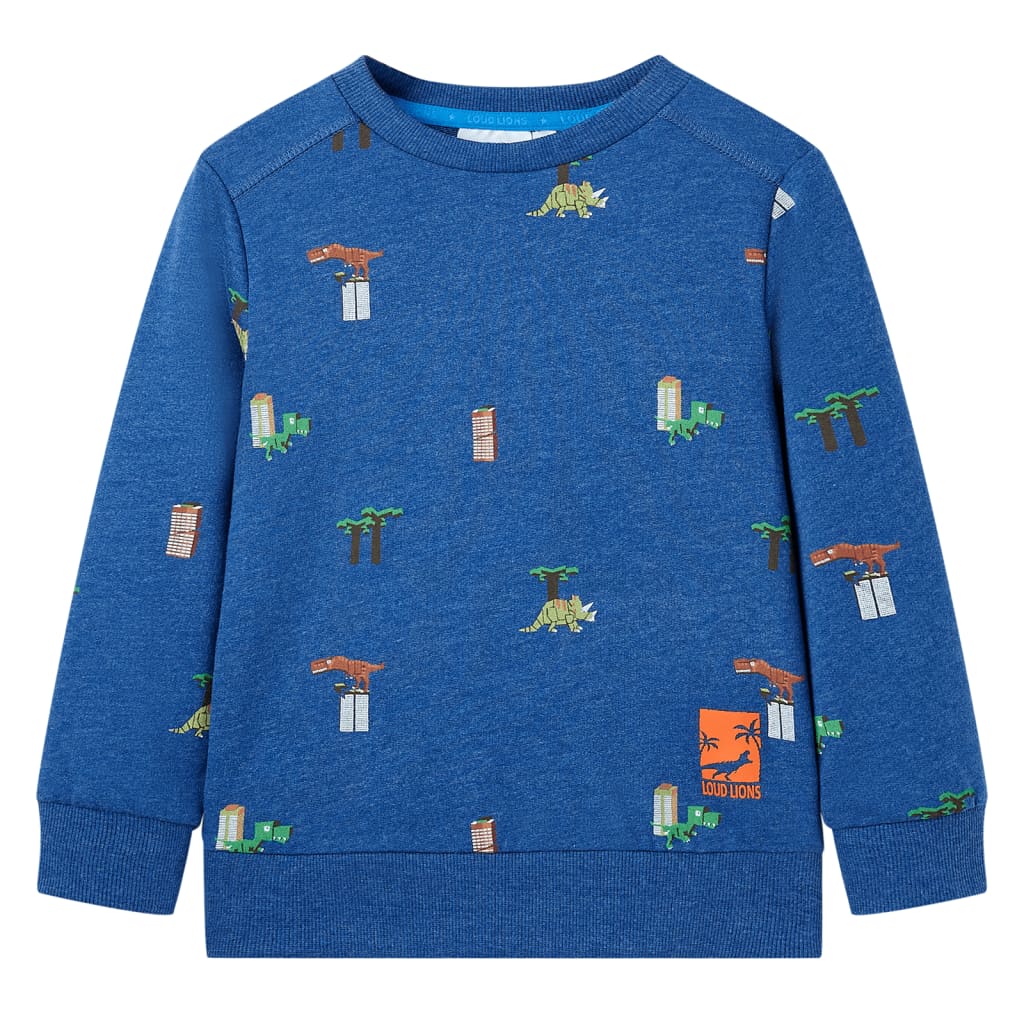 JUNG Vida Kinder-Sweatshirt Dunkelblau Melange 116