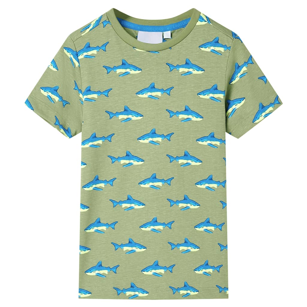 JUNG Vida Kinder-T-Shirt Helles Khaki 128