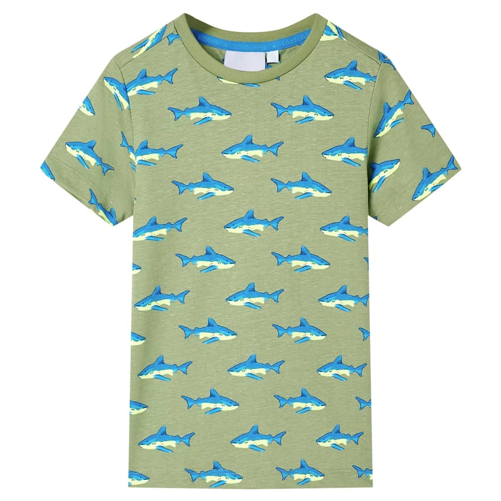 JUNG Vida Kinder-T-Shirt Helles Khaki 140