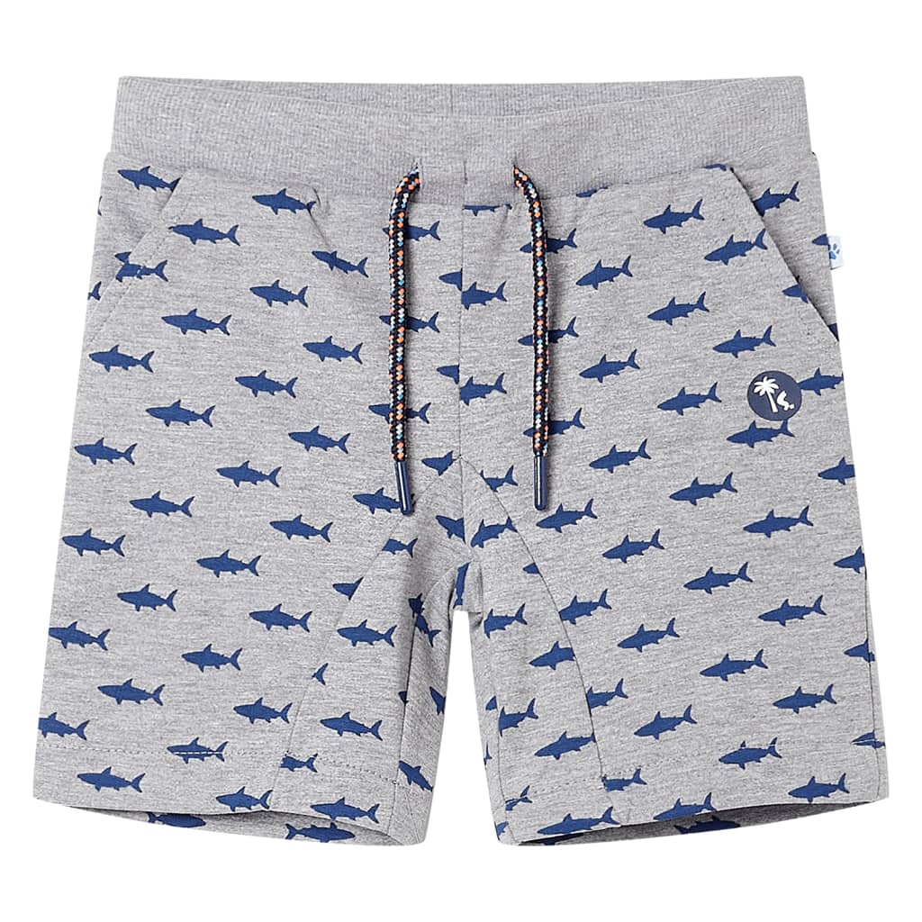 JUNG Vida Kindershorts mit Kordelzug Hellkhaki Melange 116