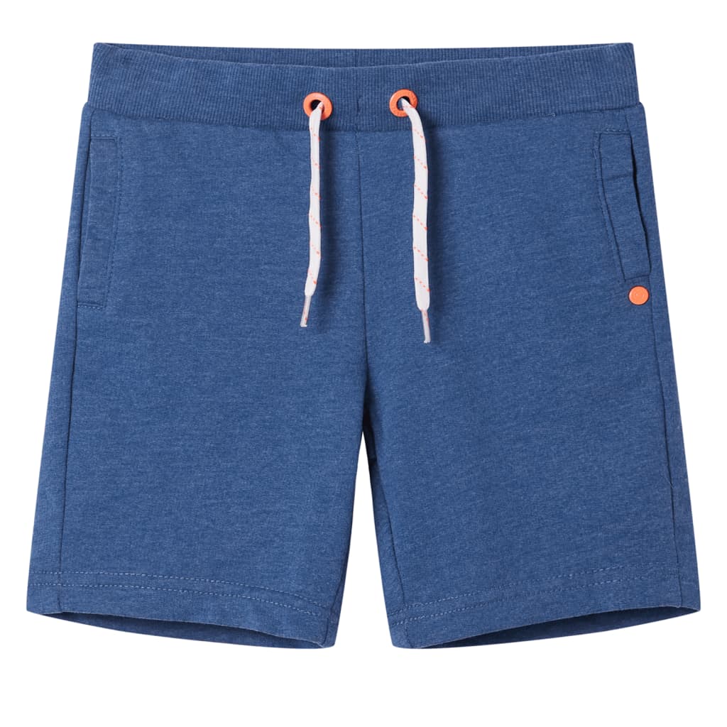 JUNG Vida Kindershorts mit Kordelzug Dunkelblau Melange 128