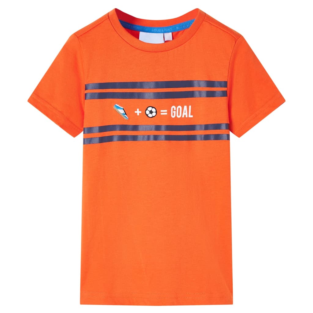 JUNG Vida Kinder-T-Shirt Dunkelorange 128