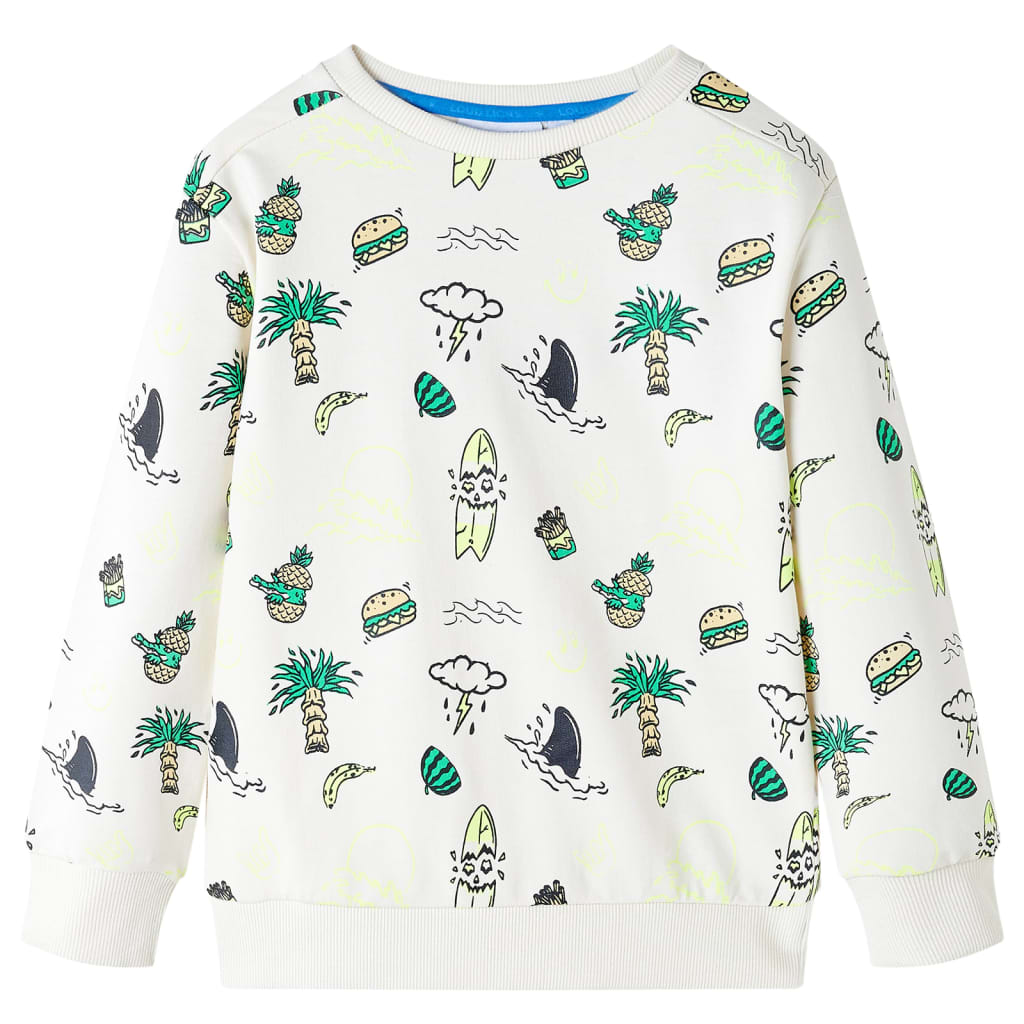 JUNG Vida Kinder-Sweatshirt Helles Ecru 116