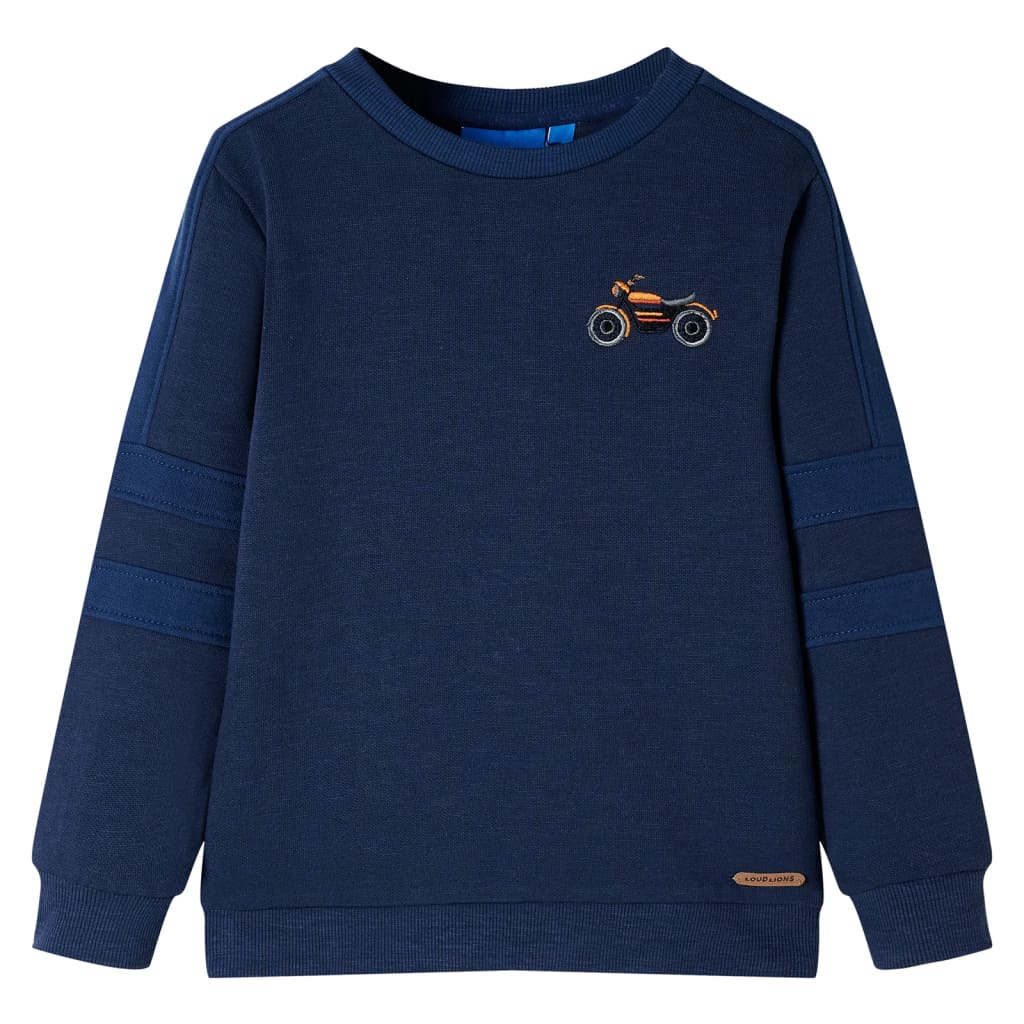JUNG Vida Kinder-Sweatshirt Marineblau Melange 92