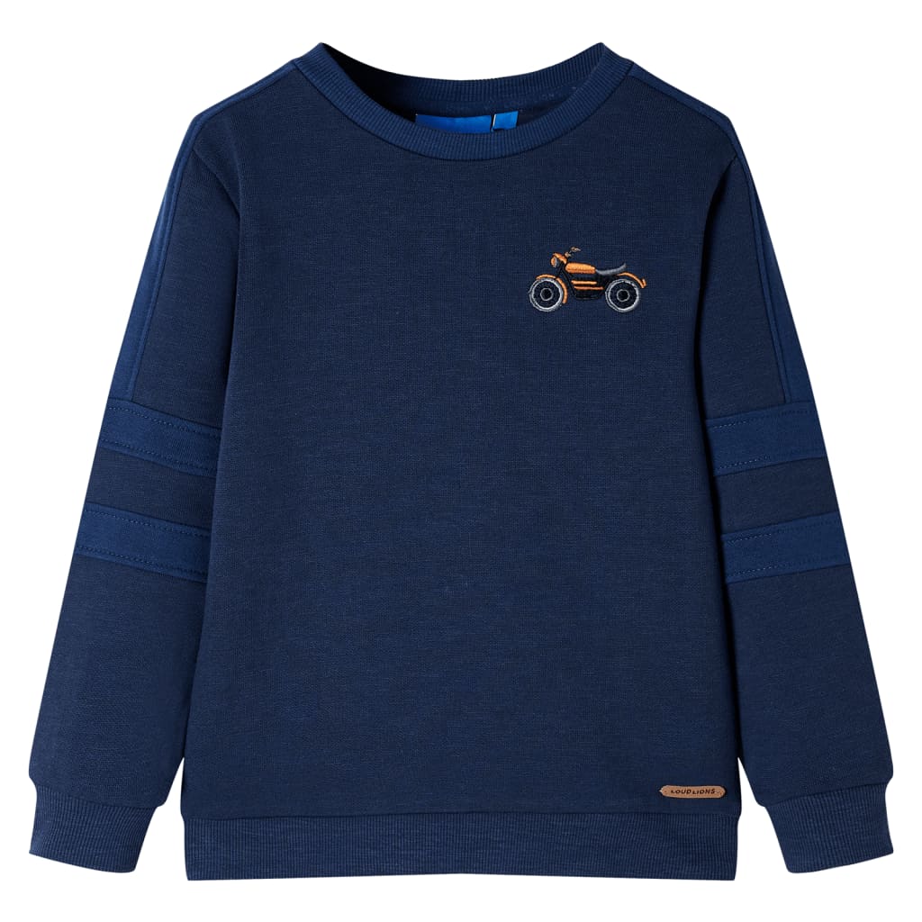 JUNG Vida Kinder-Sweatshirt Marineblau Melange 104
