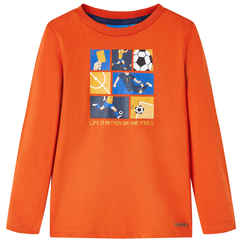 JUNG Vida Kinder-Langarmshirt Orange 104