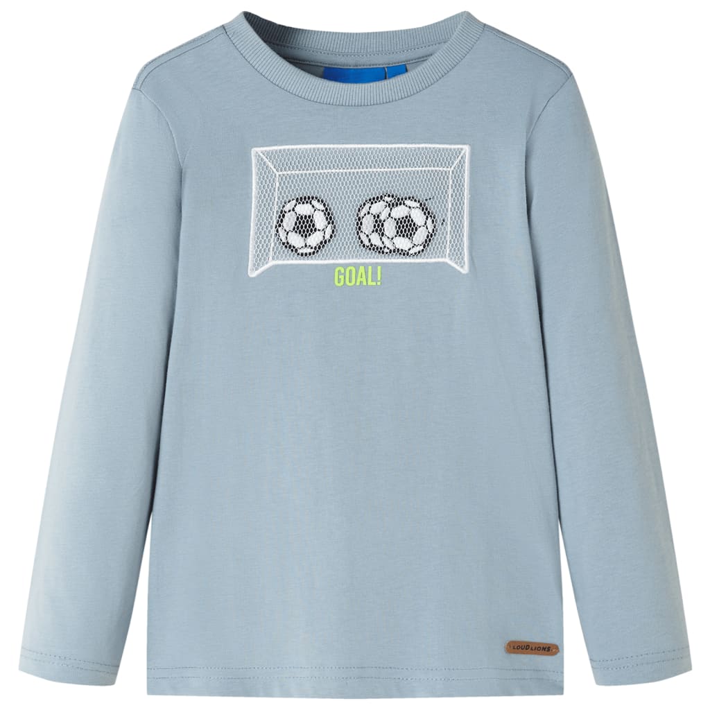 JUNG Vida Kinder-Langarmshirt Hellblau 116