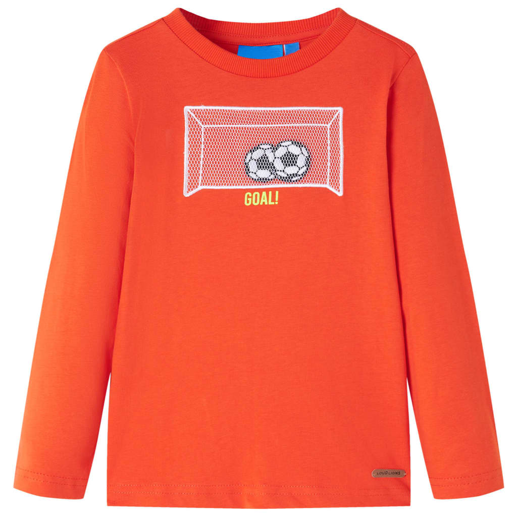 JUNG Vida Kinder-Langarmshirt Hellorange 116