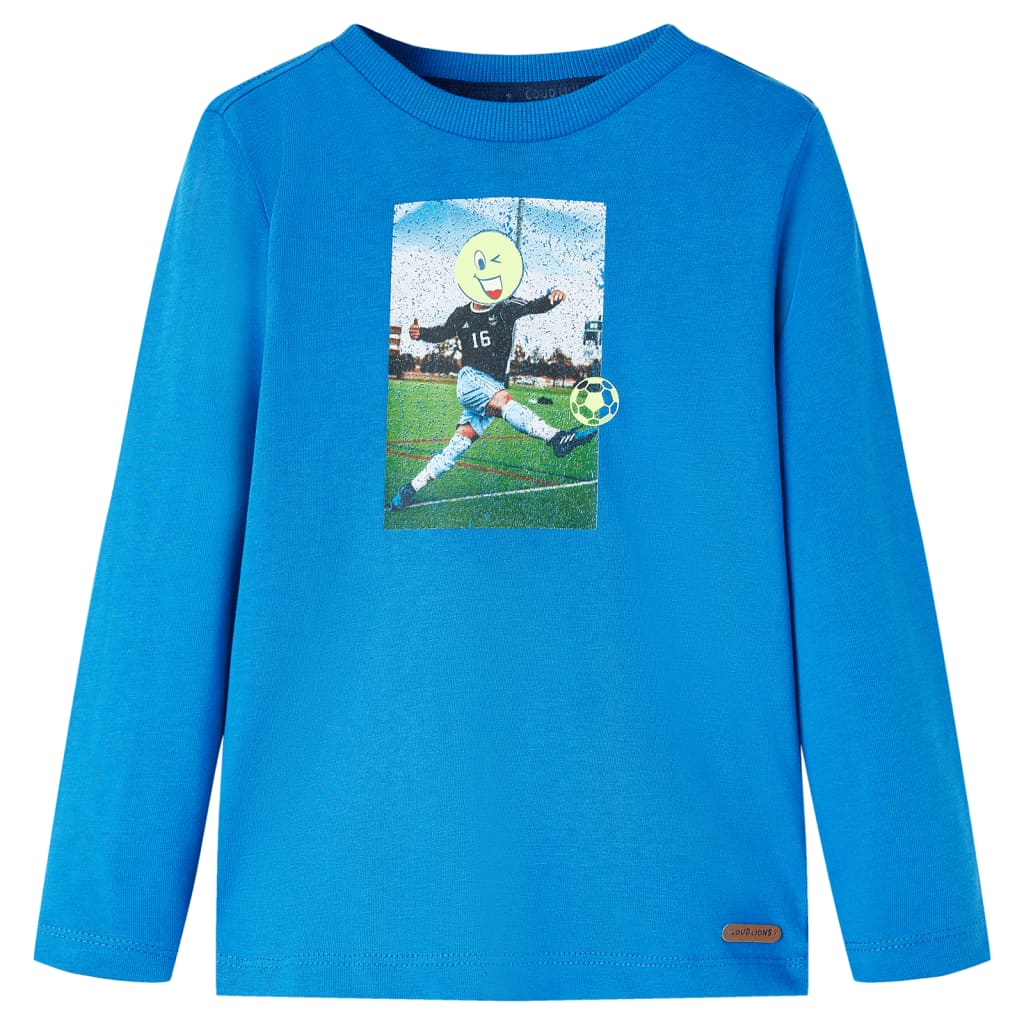 JUNG Vida Kinder-Langarmshirt Kobaltblau 116
