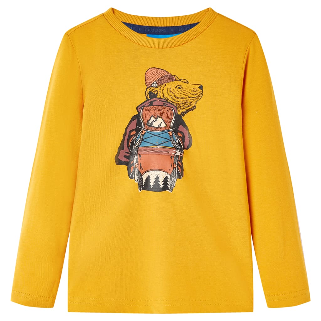 JUNG Vida Kinder-Langarmshirt Ocker 104