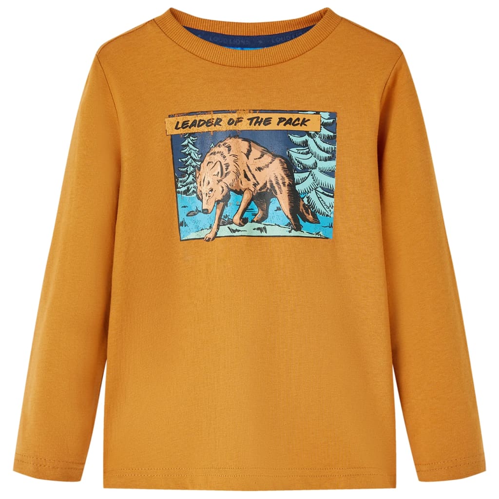JUNG Vida Kinder-Langarmshirt Dunkelocker 128