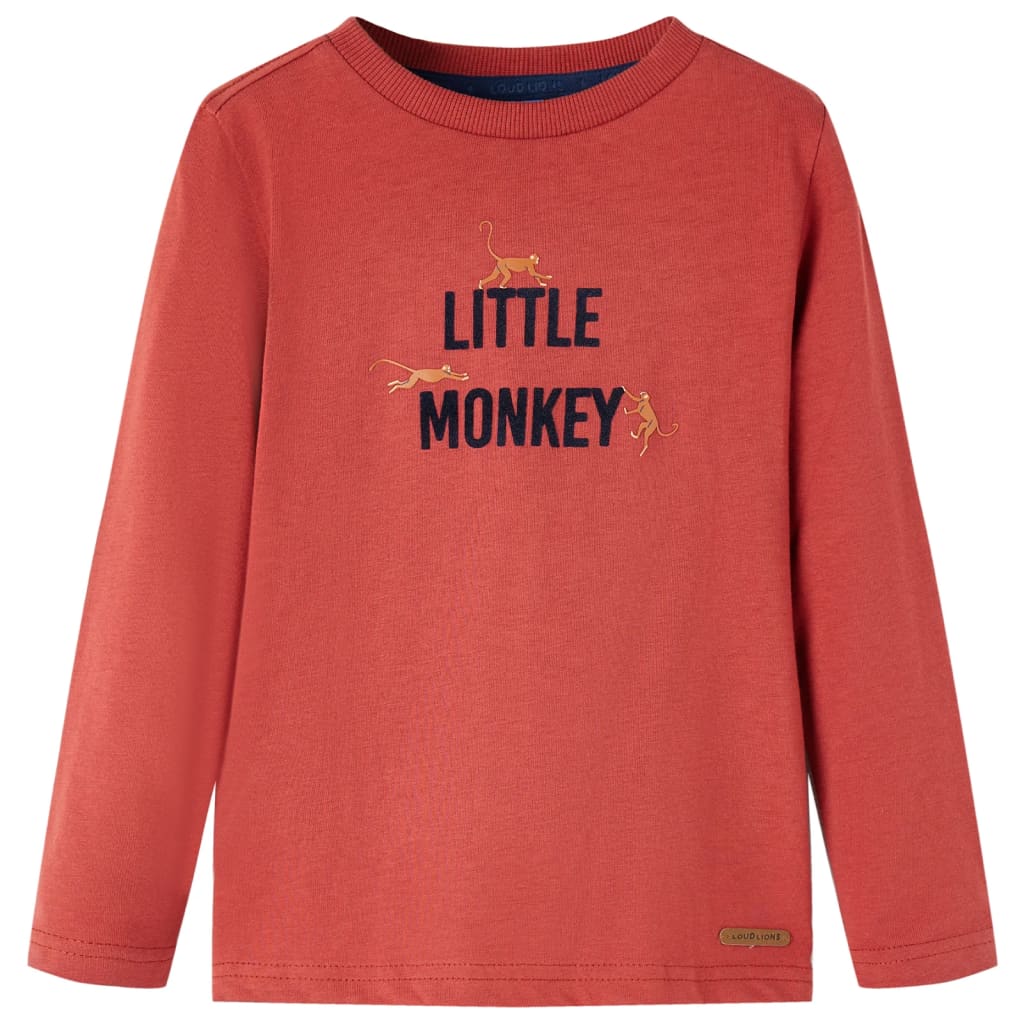 JUNG Vida Kinder-Langarmshirt Dunkelrot 128