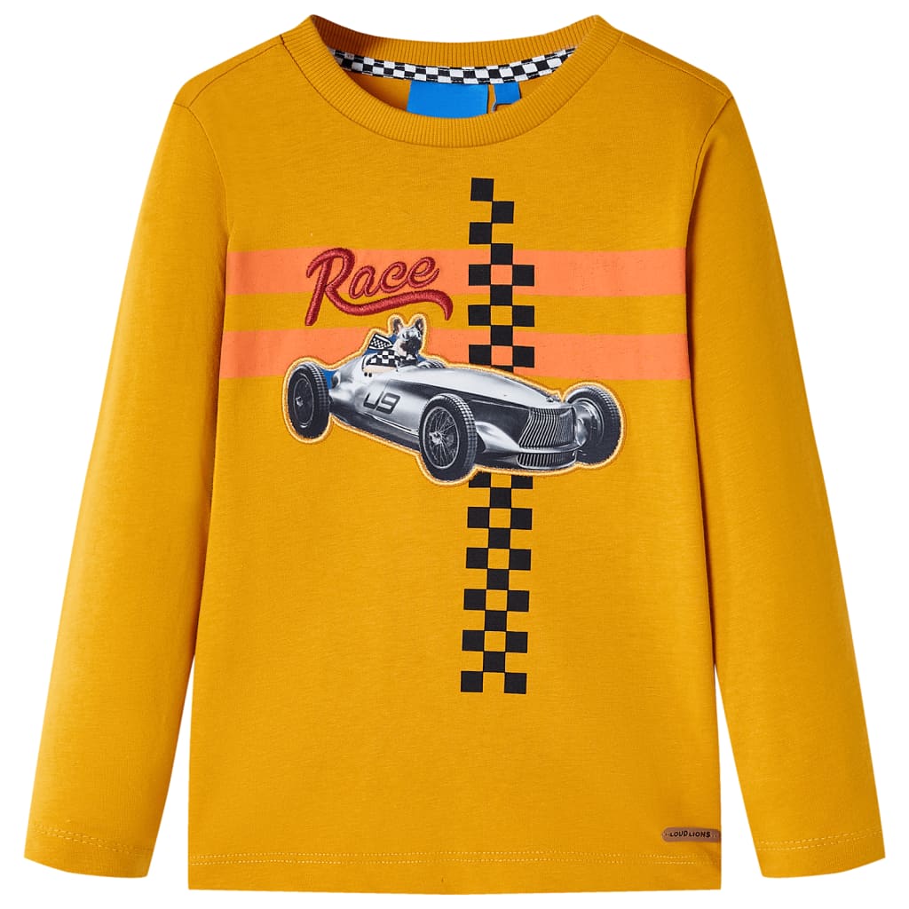 JUNG Vida Kinder-Langarmshirt Ocker 104