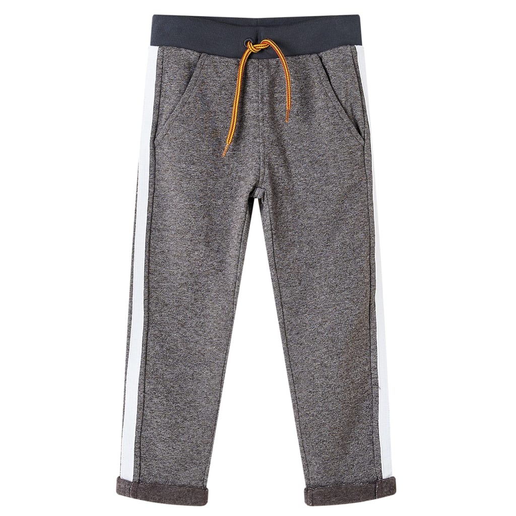 JUNG Vida Kinder-Trainingshose Dunkelgrau Melange 116