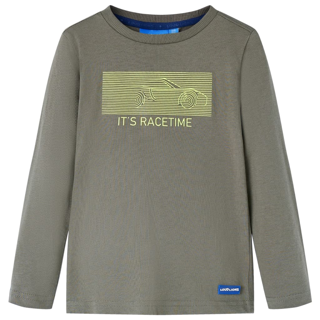 JUNG Vida Kinder-Langarmshirt Khaki 116