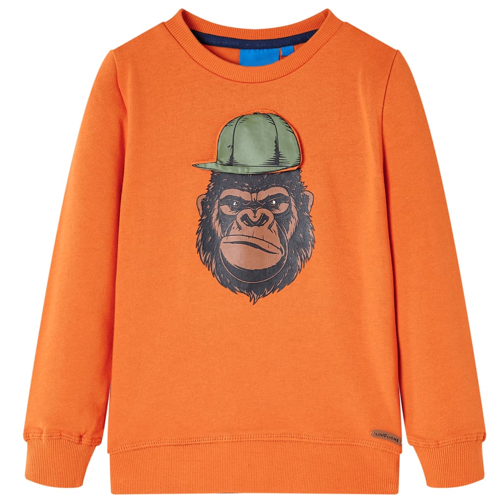 JUNG Vida Kinder-Sweatshirt Dunkelorange 116