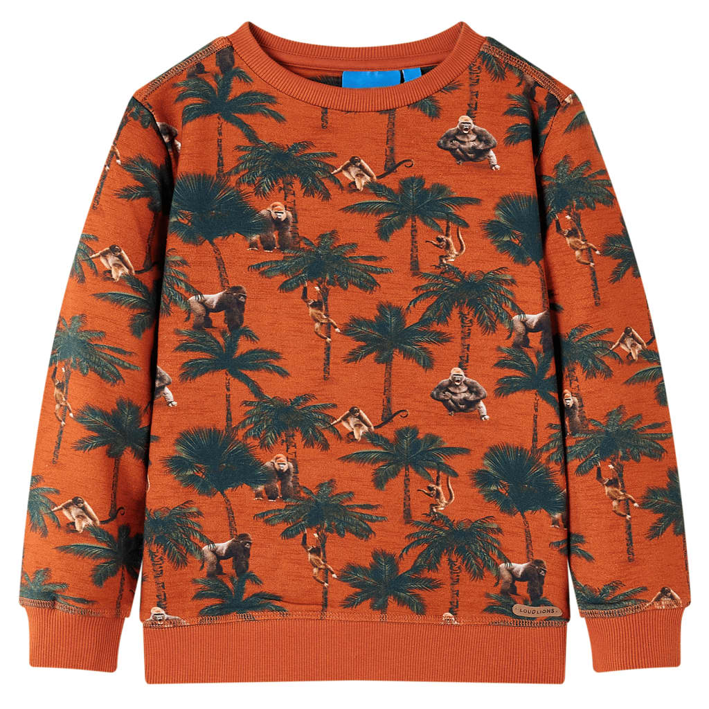 JUNG Vida Kinder-Sweatshirt Helles Rostbraun 116