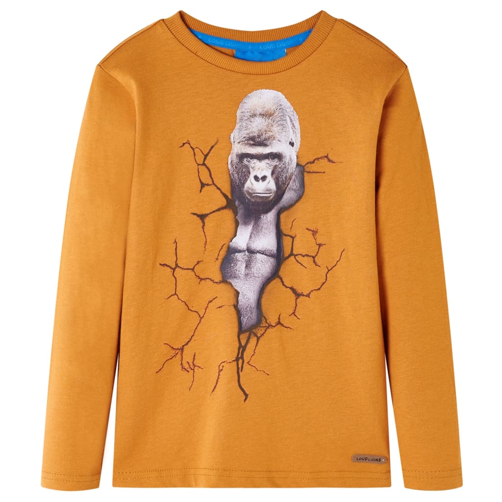 JUNG Vida Kinder-Langarmshirt Dunkelocker 128