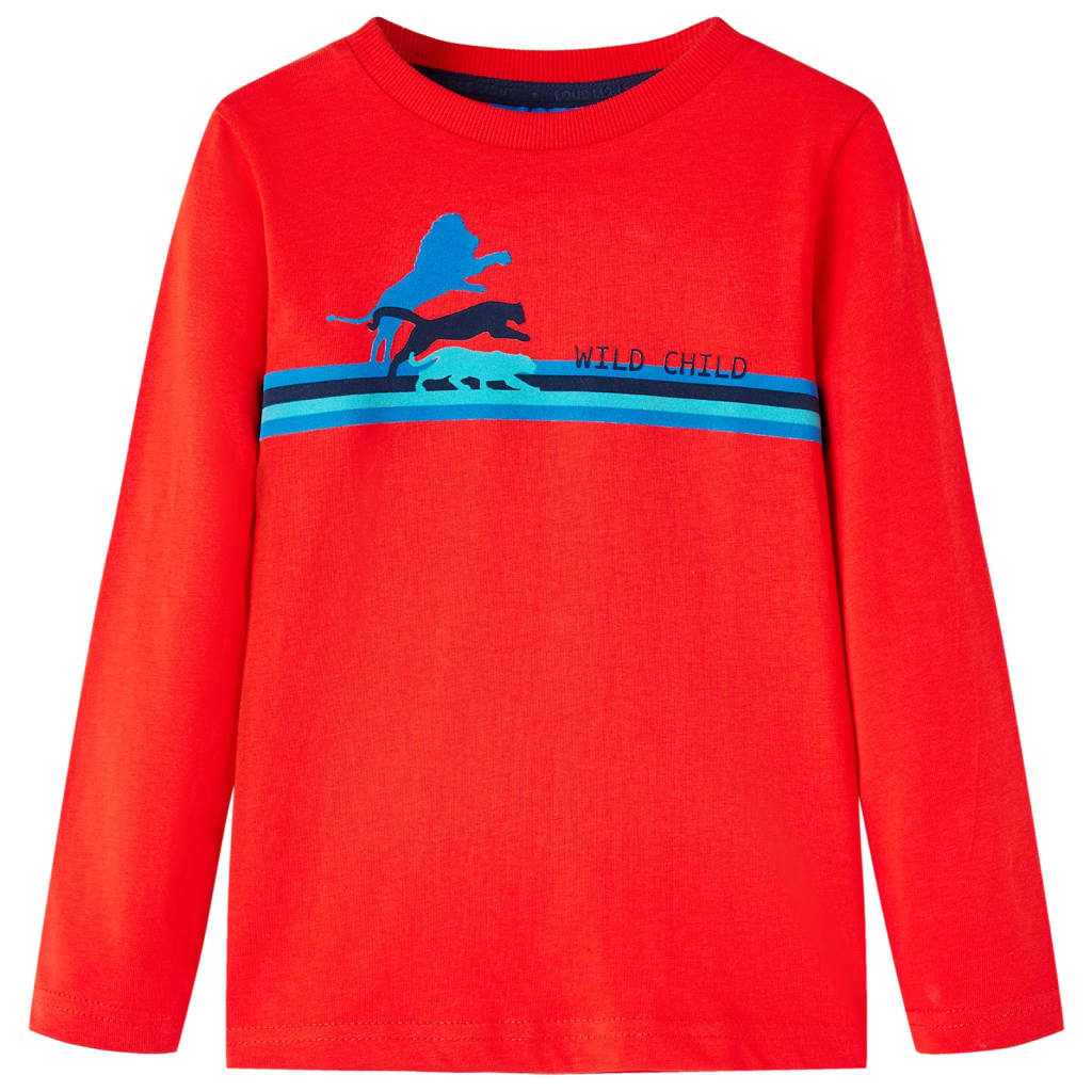 JUNG Vida Kinder-Langarmshirt Rot 104