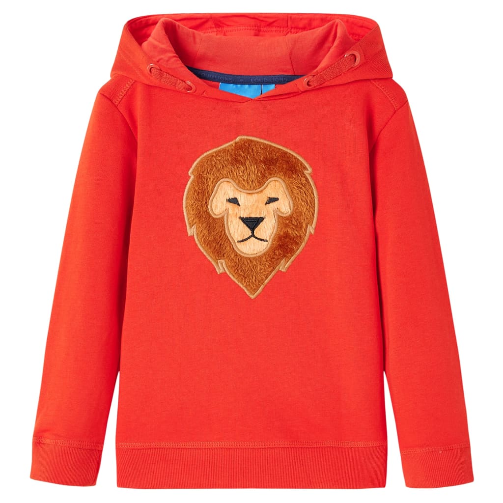 JUNG Vida Kinder-Kapuzenpullover Rot 128