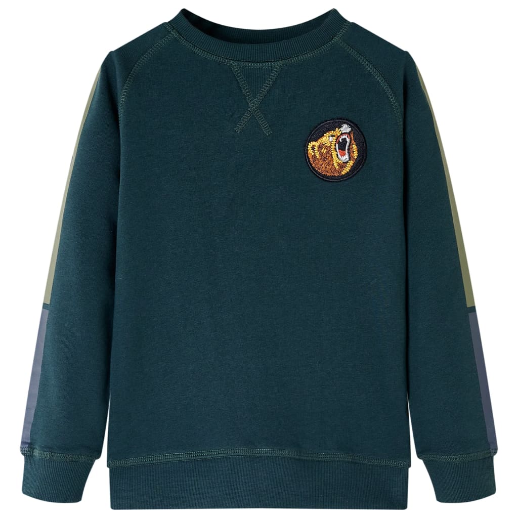 JUNG Vida Kinder-Sweatshirt Moosgrün 116