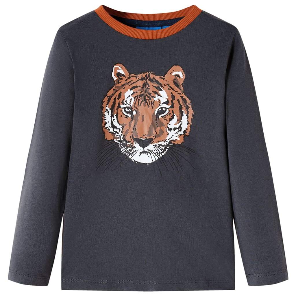 JUNG Vida Kinder-Langarmshirt Anthracite 104