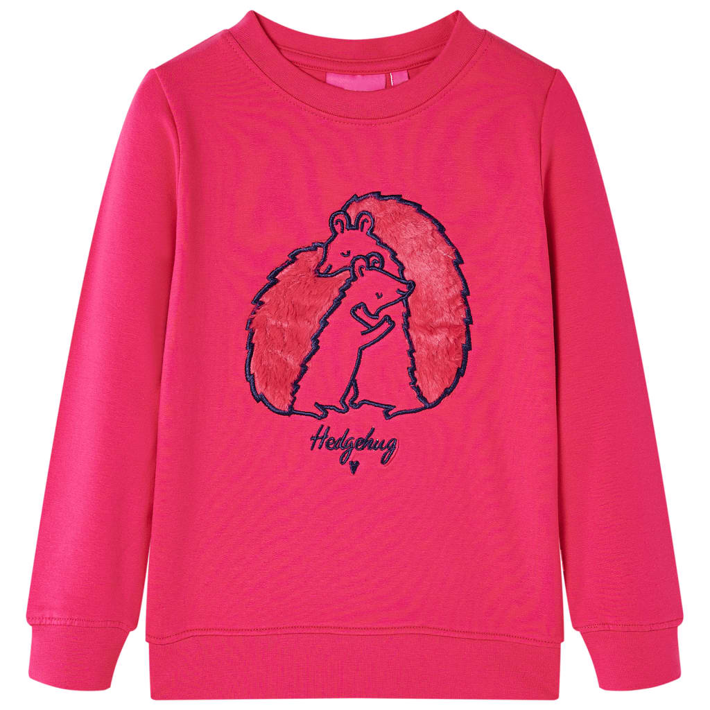 JUNG Vida Kinder-Sweatshirt Knallrosa 140