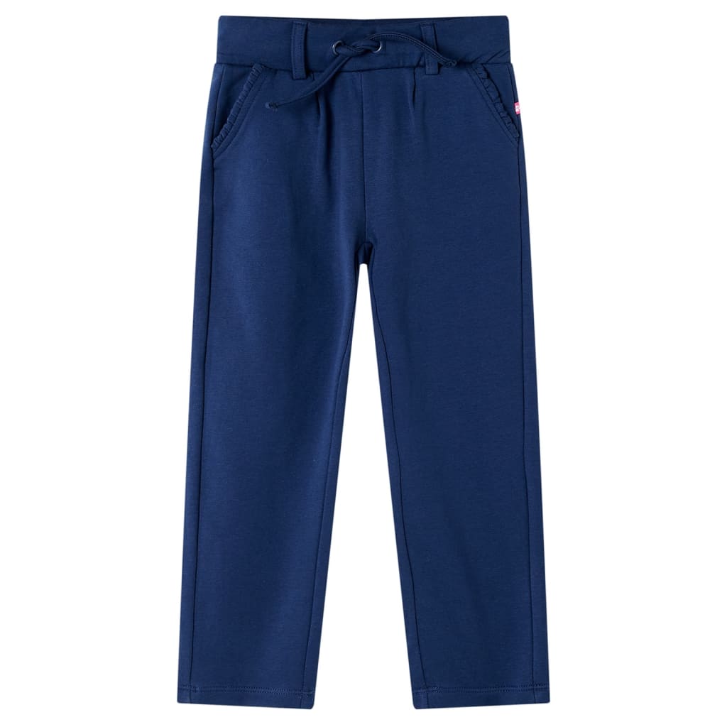 JUNG Vida Kinderhose mit Kordelzug Marineblau 128