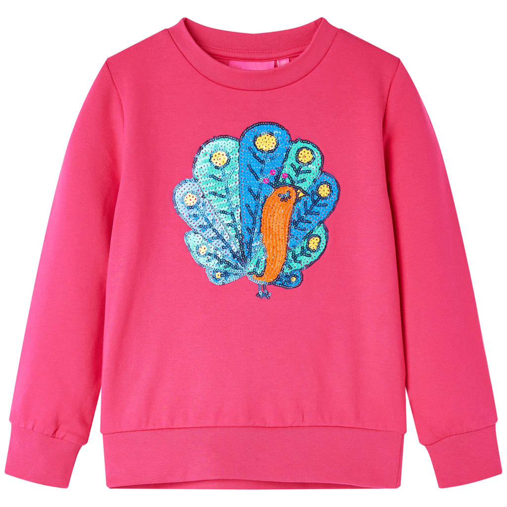 JUNG Vida Kinder-Sweatshirt Knallrosa 116