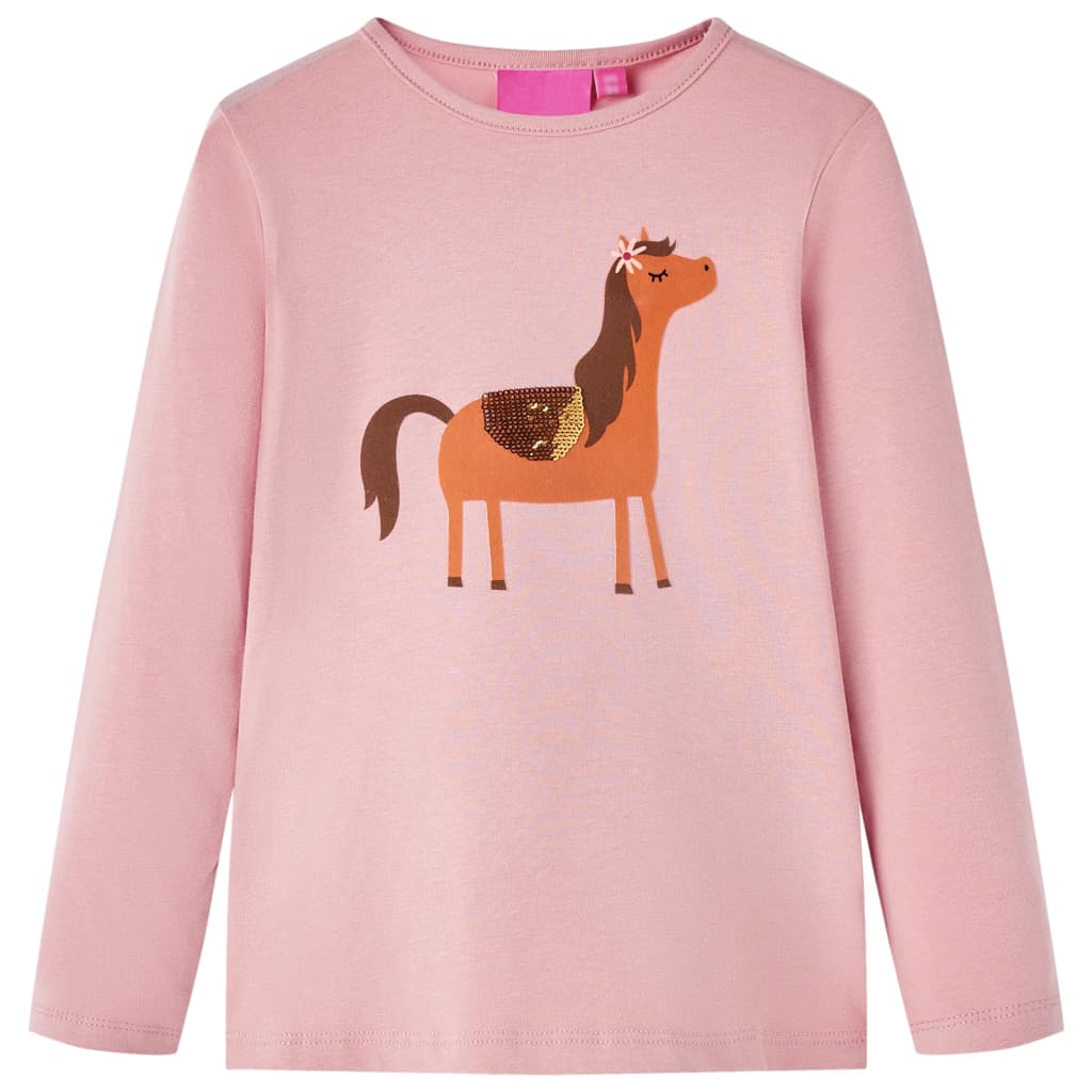 JUNG Vida Kinder-Langarmshirt Hellrosa 92