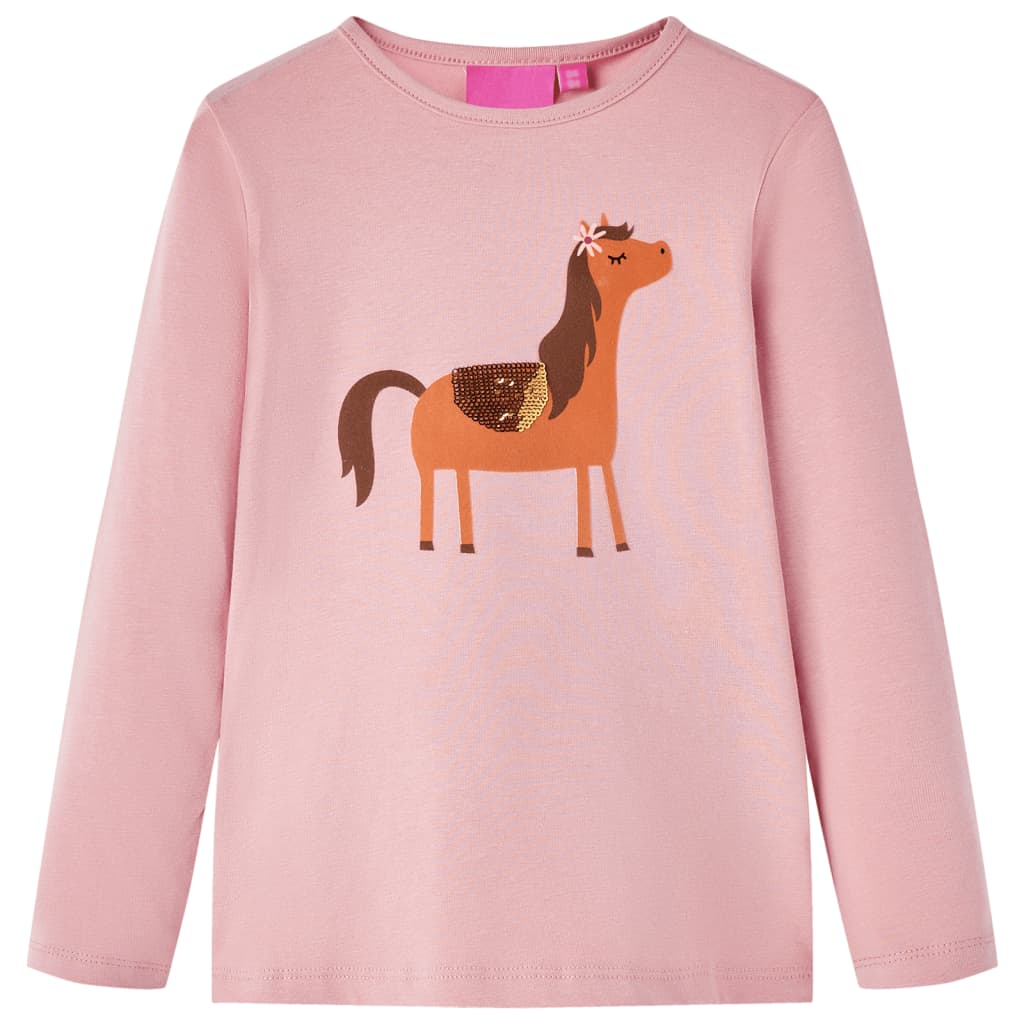JUNG Vida Kinder-Langarmshirt Hellrosa 116