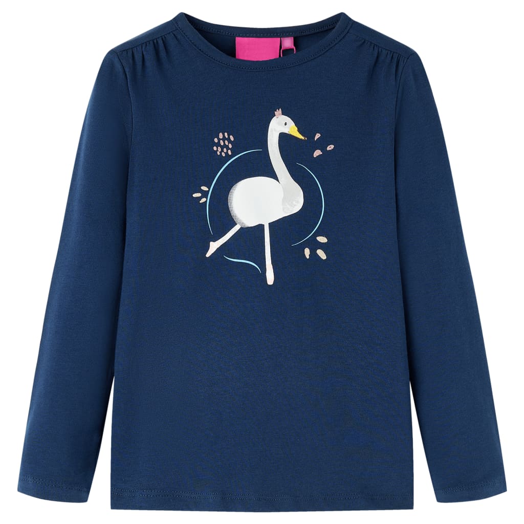 JUNG Vida Kinder-Langarmshirt Marineblau 128