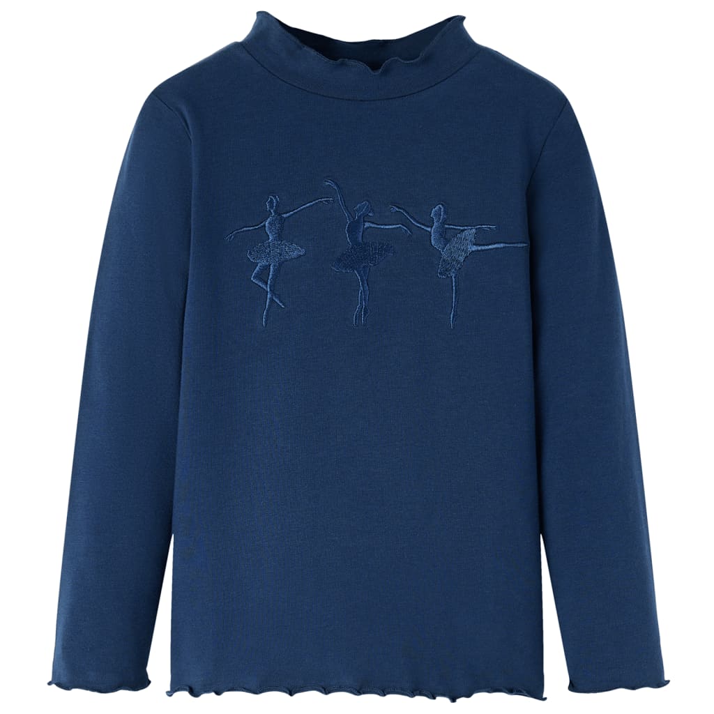 JUNG Vida Kinder-Langarmshirt Marineblau 140