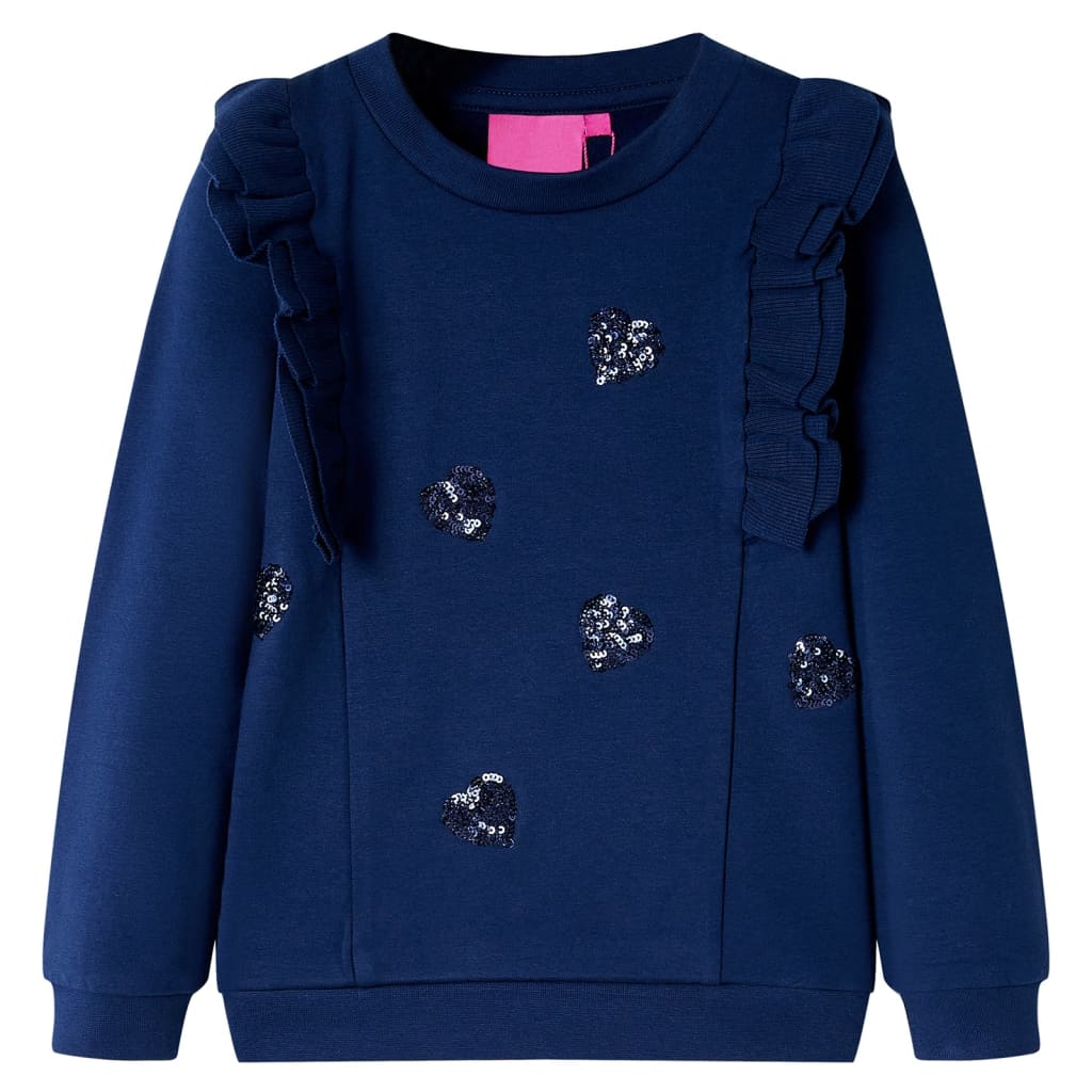 JUNG Vida Kinder-Sweatshirt Marineblau 128