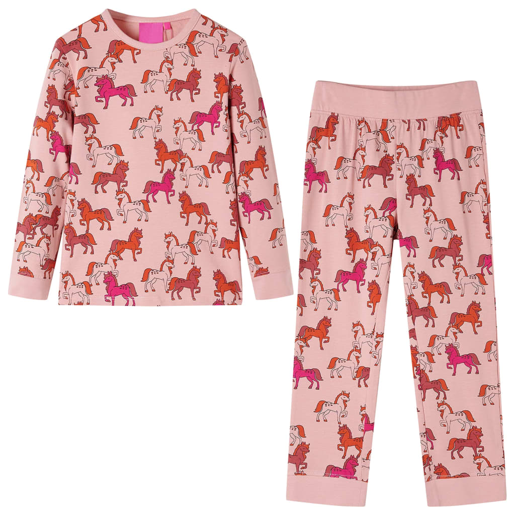 JUNG Vida Kinderpyjama mit Langen Ärmeln Hellrosa 116