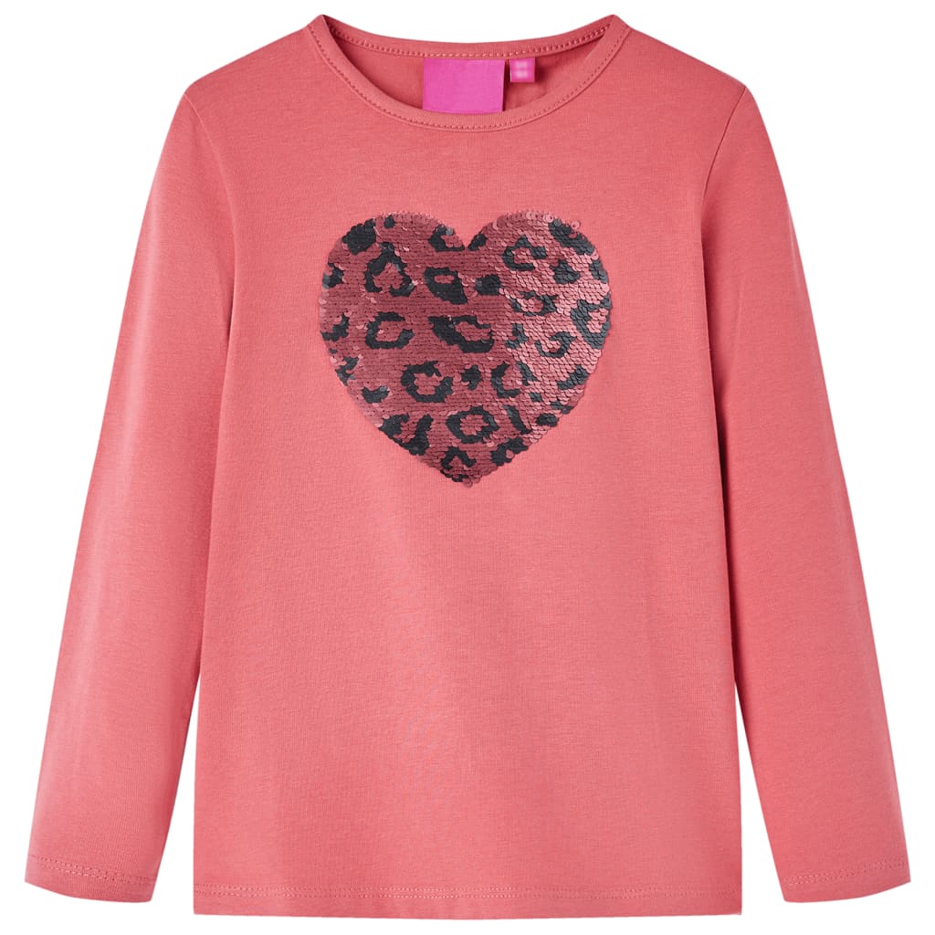 JUNG Vida Kinder-Langarmshirt Altrosa 92