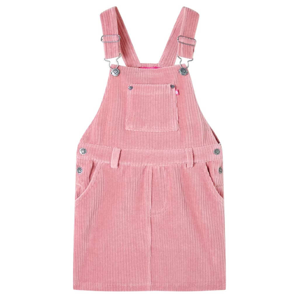 JUNG Vida Kinder-Latzkleid Cord Hellrosa 104