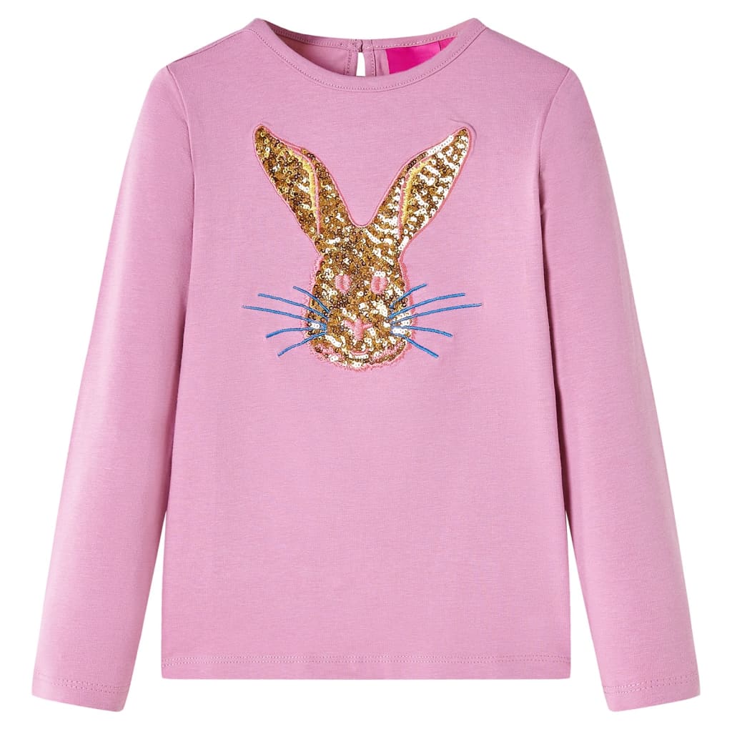 JUNG Vida Kinder-Langarmshirt Dunkelrosa 92