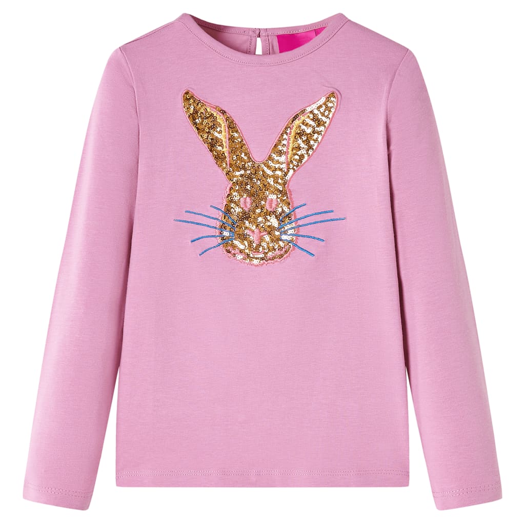 JUNG Vida Kinder-Langarmshirt Dunkelrosa 116