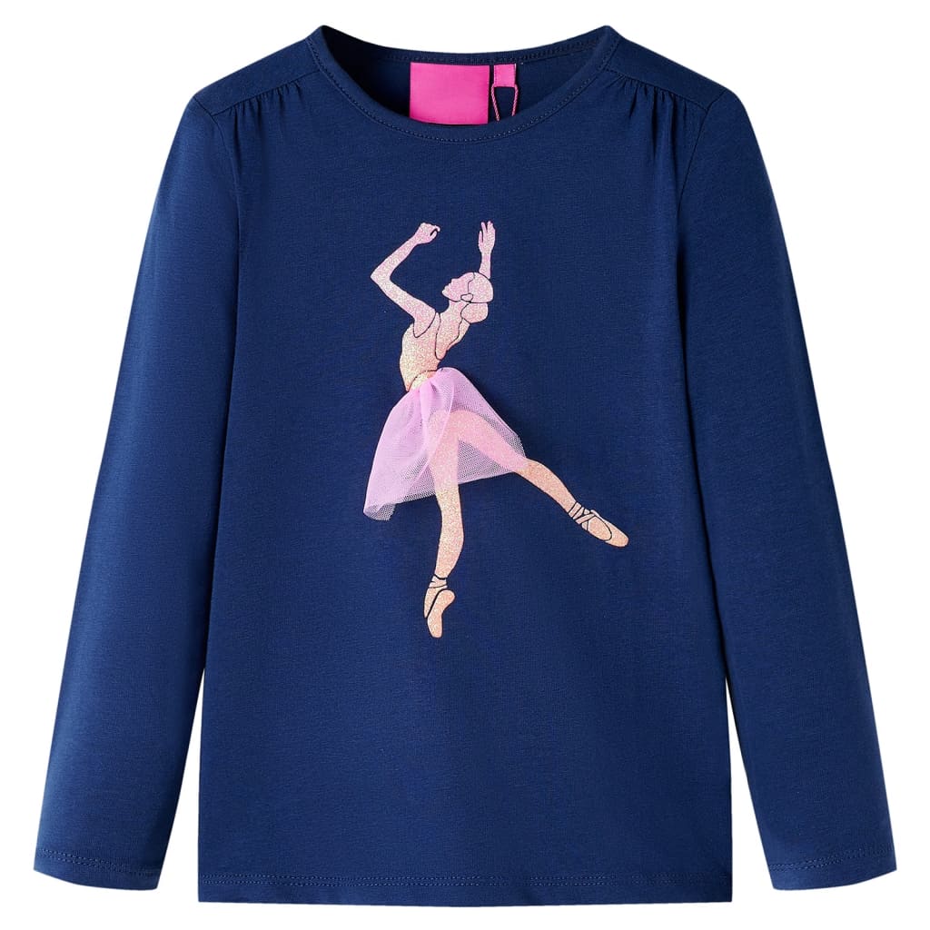 JUNG Vida Kinder-Langarmshirt Marineblau 116