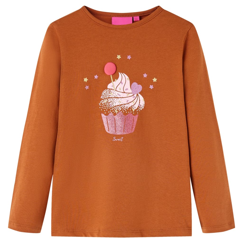 JUNG Vida Kinder-Langarmshirt Cognac 92