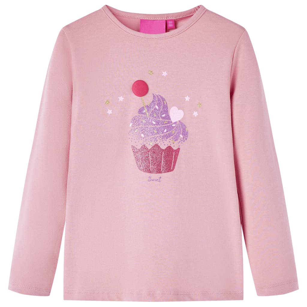 JUNG Vida Kinder-Langarmshirt Hellrosa 116
