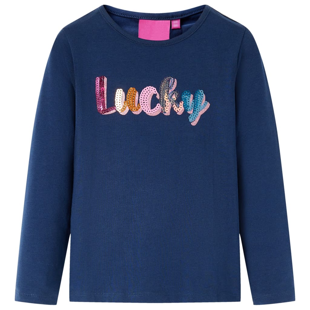 JUNG Vida Kinder-Langarmshirt Marineblau 104