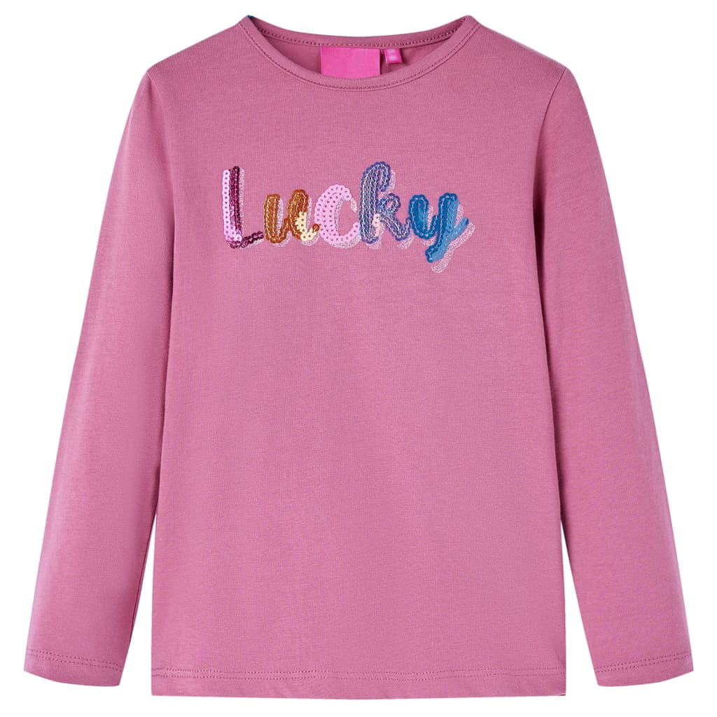 JUNG Vida Kinder-Langarmshirt Himbeerrosa 92