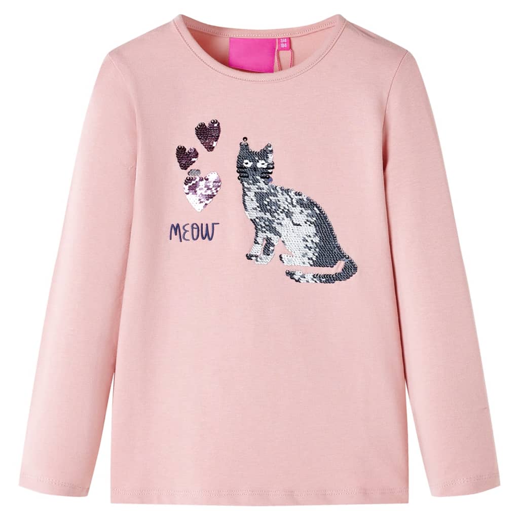 JUNG Vida Kinder-Langarmshirt Hellrosa 92