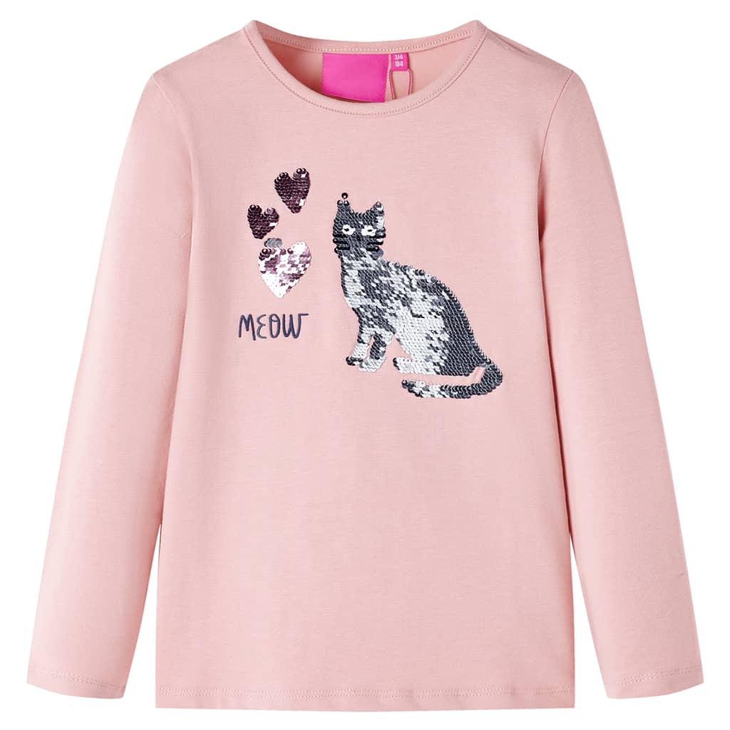 JUNG Vida Kinder-Langarmshirt Hellrosa 104