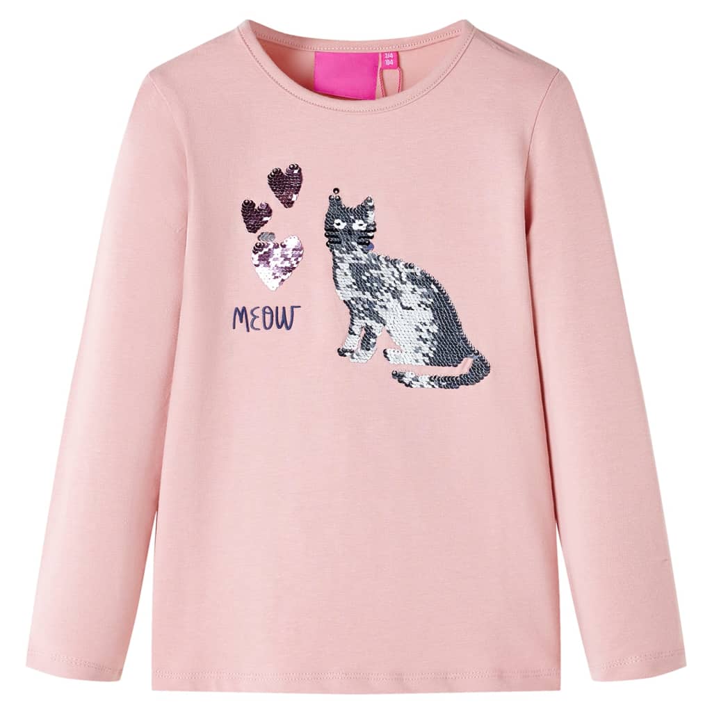 JUNG Vida Kinder-Langarmshirt Hellrosa 128